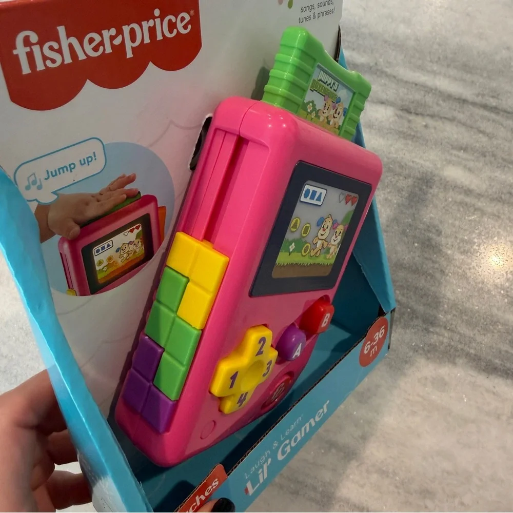 Fisher-Price Lil'‎ Gamer Toy Pink 6-36m NEW Baby Toddler Learning Educational